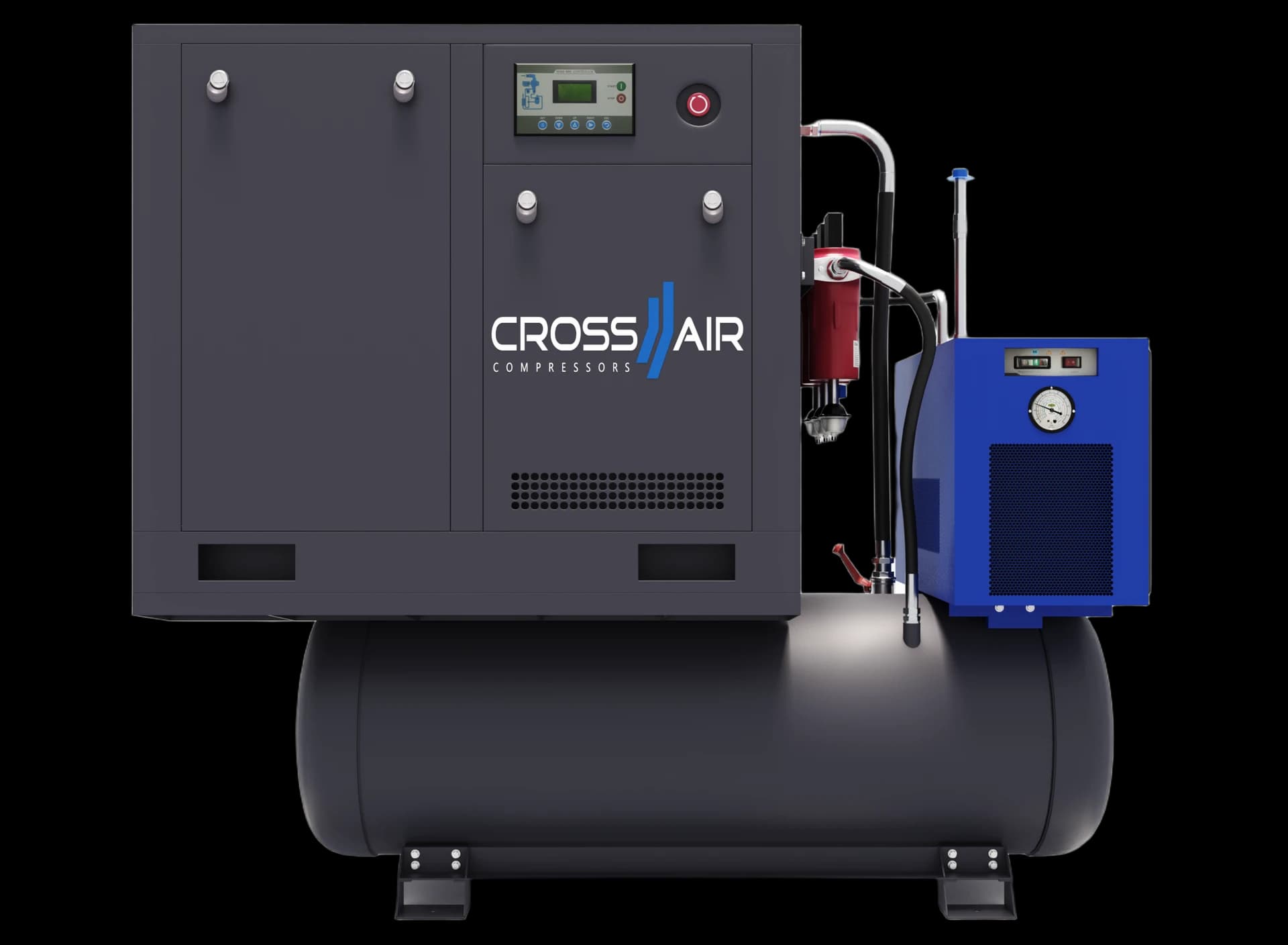 Винтовой компрессор с осушителем CrossAir CA22-8GA-500DRY (IP23)